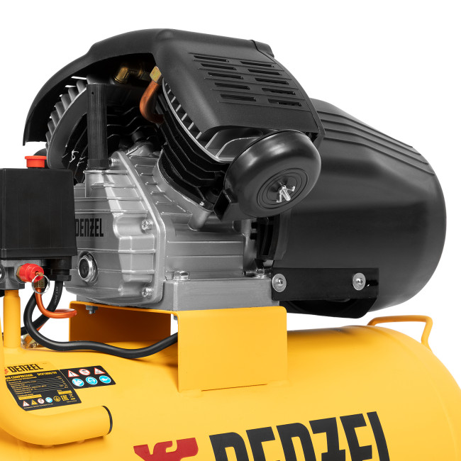 Компрессор воздушный прям. привод DCV1800/50, 1,8 кВт, 50 литров, 320 л/мин Denzel в Ижевске