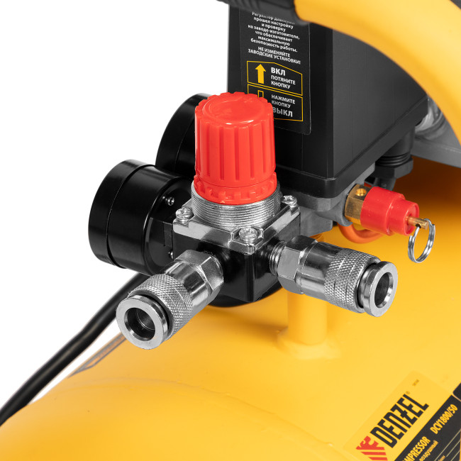 Компрессор воздушный прям. привод DCV1800/50, 1,8 кВт, 50 литров, 320 л/мин Denzel в Ижевске