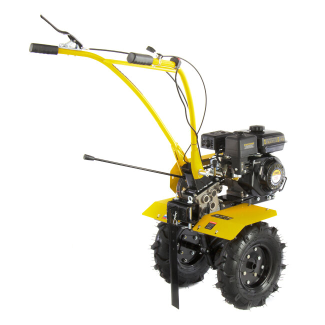 Мотоблок DPT-170, 7 л.с, ременное сцепление, ширина 85 см, глубина 35 см, фрез 3 х 3, ШОМ, передачи 2В/1Н Denzel в Ижевске