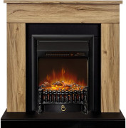 Каминокомплект Bergen (Разборный) - Дуб галифакс (Ширина 900 мм) с очагом Fobos FX M Black RC Каминокомплект Bergen (Разборный) - Дуб галифакс (Ширина 900 мм) с очагом Fobos FX M Black RC