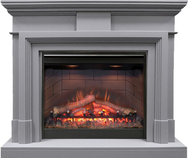 Каминокомплект Coventry Gray - Серый с очагом Symphony 26'' DF2608-INT в Ижевске