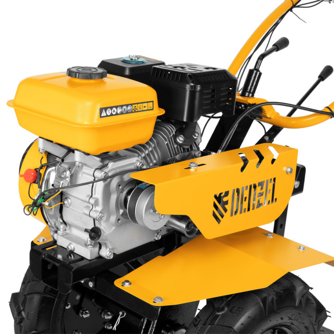 Мотоблок DPT-270, 7 л.с, ременное сцепление, ширина 85 см, глубина 35 см, фрез 3 х 4, ШОМ, передачи 2В/1Н Denzel в Ижевске Мотоблок DPT-270, 7 л.с, ременное сцепление, ширина 85 см, глубина 35 см, фрез 3 х 4, ШОМ, передачи 2В/1Н Denzel в Ижевске