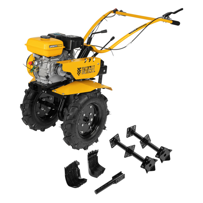 Мотоблок DPT-270, 7 л.с, ременное сцепление, ширина 85 см, глубина 35 см, фрез 3 х 4, ШОМ, передачи 2В/1Н Denzel в Ижевске Мотоблок DPT-270, 7 л.с, ременное сцепление, ширина 85 см, глубина 35 см, фрез 3 х 4, ШОМ, передачи 2В/1Н Denzel в Ижевске