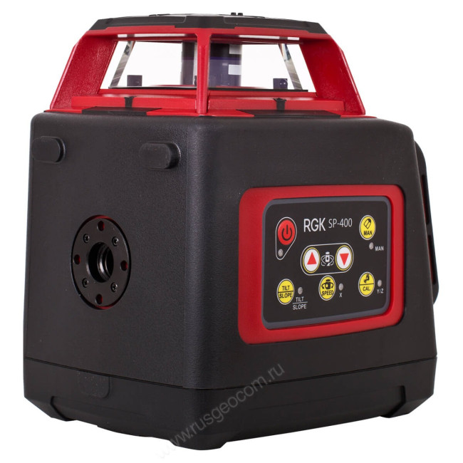 Комплект: ротационный нивелир RGK SP-400 + элевационный штатив RGK SH-170 + рейка RGK LR-2 + дальномер RGK DL100 в Ижевске Комплект: ротационный нивелир RGK SP-400 + элевационный штатив RGK SH-170 + рейка RGK LR-2 + дальномер RGK DL100 в Ижевске