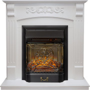 Каминокомплект Sorrento - Белый дуб с очагом Majestic FX M Black RC