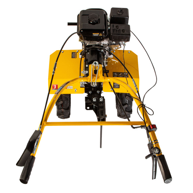 Мотоблок DPT-270X, 7 л.с, дисковое сцепление, ширина 90 см, глубина 35 см, фрез 3 х 4, ВОМ, передачи 2В/1Н Denzel в Ижевске