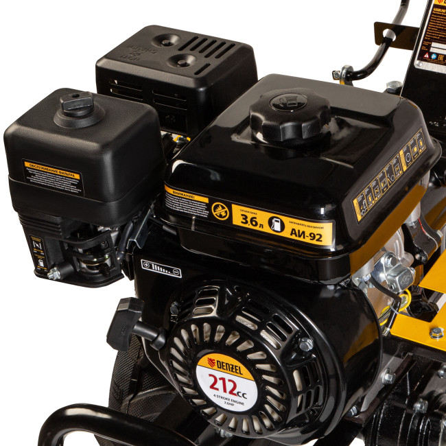 Мотоблок DPT-270X, 7 л.с, дисковое сцепление, ширина 90 см, глубина 35 см, фрез 3 х 4, ВОМ, передачи 2В/1Н Denzel в Ижевске