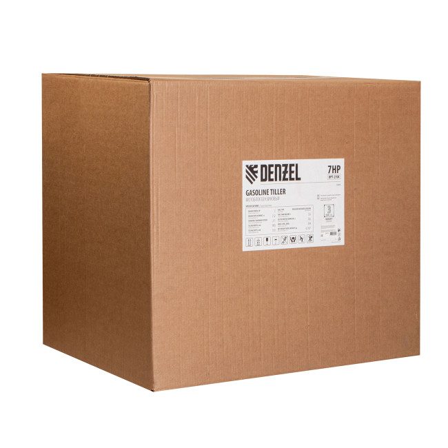 Мотоблок DPT-270X, 7 л.с, дисковое сцепление, ширина 90 см, глубина 35 см, фрез 3 х 4, ВОМ, передачи 2В/1Н Denzel в Ижевске