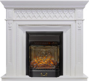 Каминокомплект Alexandria - Белый с очагом Majestic FX M Black RC