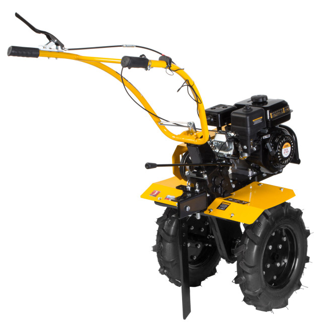 Мотоблок DPT-470, 7 л.с, ременное сцепление, ширина 85 см, глубина 35 см, фрез 3 х 4, ШОМ, передачи 3В/1Н Denzel в Ижевске