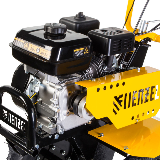 Мотоблок DPT-470, 7 л.с, ременное сцепление, ширина 85 см, глубина 35 см, фрез 3 х 4, ШОМ, передачи 3В/1Н Denzel в Ижевске