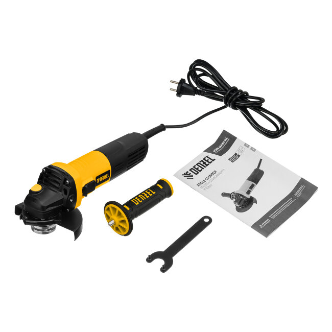 Машина шлифовальная угловая AG115-750, 750 Вт, 115 мм, 11000 об/мин Denzel в Ижевске Машина шлифовальная угловая AG115-750, 750 Вт, 115 мм, 11000 об/мин Denzel в Ижевске