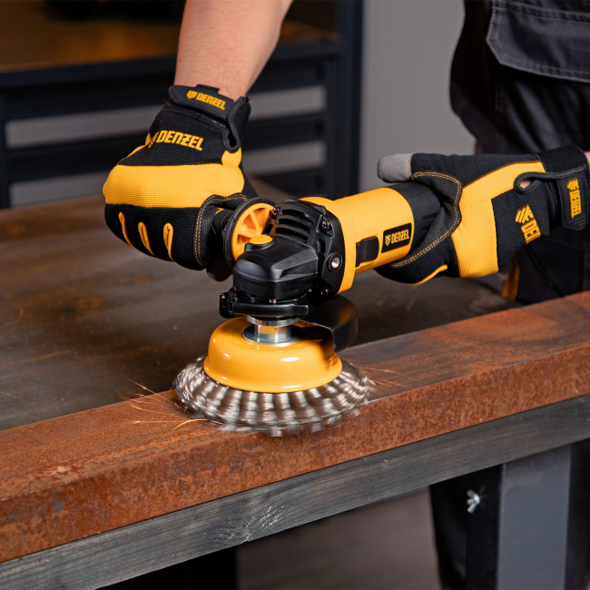 Машина шлифовальная угловая AG115-750, 750 Вт, 115 мм, 11000 об/мин Denzel в Ижевске Машина шлифовальная угловая AG115-750, 750 Вт, 115 мм, 11000 об/мин Denzel в Ижевске