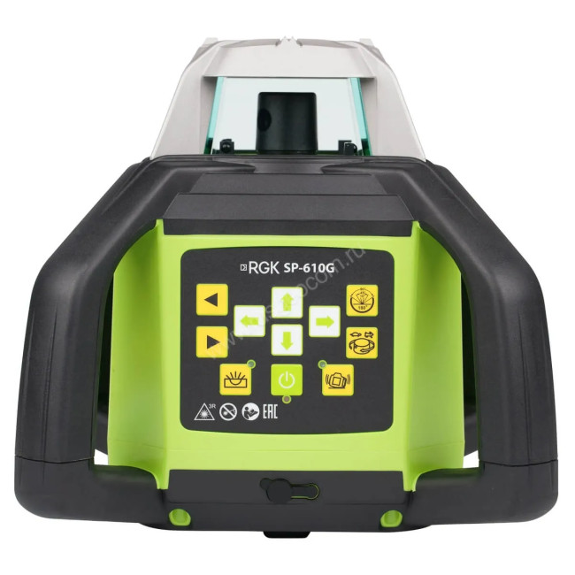 Комплект: ротационный нивелир RGK SP-610G + штатив RGK SH-170 рейка RGK LR-2 в Ижевске