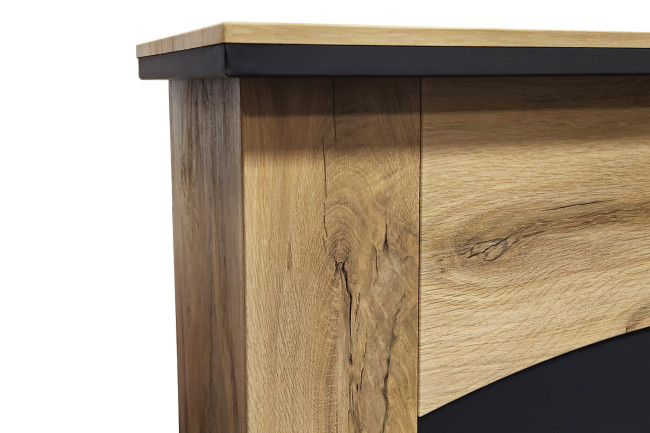 Каминокомплект Barcelona (разборный) - Дуб золотой с очагом Fobos FX M Brass в Ижевске Каминокомплект Barcelona (разборный) - Дуб золотой с очагом Fobos FX M Brass в Ижевске