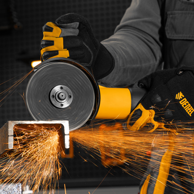 Машина шлифовальная угловая AG125-1100, 1100 Вт, 125 мм, 3000-11000 об/мин Denzel в Ижевске Машина шлифовальная угловая AG125-1100, 1100 Вт, 125 мм, 3000-11000 об/мин Denzel в Ижевске