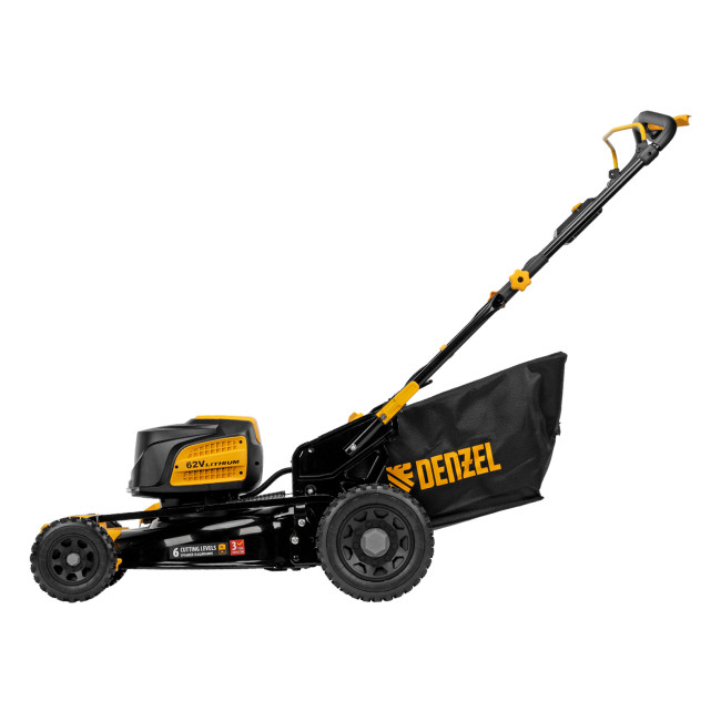 Газонокосилка аккумуляторная бесщет., RLMS560-62, привод, 560 мм, Li-ion, 62В Denzel в Ижевске Газонокосилка аккумуляторная бесщет., RLMS560-62, привод, 560 мм, Li-ion, 62В Denzel в Ижевске