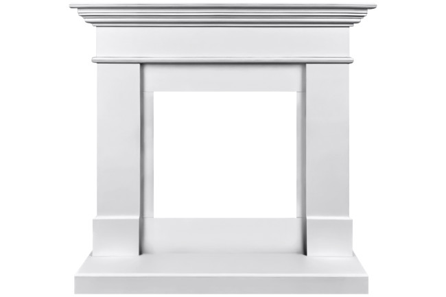 Каминокомплект California CRM (Разборный) - Белый с очагом Vision 23 EF LED FX в Ижевске