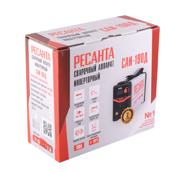 Сварочный аппарат инверторный Ресанта САИ-190Д в Ижевске Сварочный аппарат инверторный Ресанта САИ-190Д в Ижевске