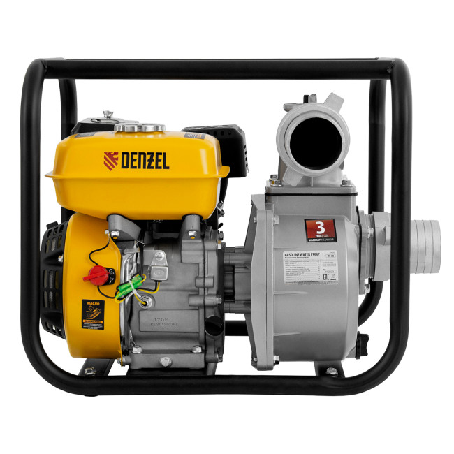 Мотопомпа бензиновая для чистой воды PX-80, 7 л.с, 3", 1000 л/мин, глубина 8 м, напор 30 м Denzel в Ижевске