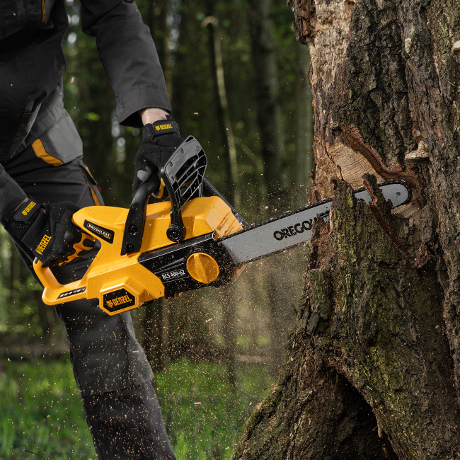 Пила цепная  аккумуляторная  бесщет., RCS 400-62, 400 мм, Li-ion, 62В Denzel в Ижевске