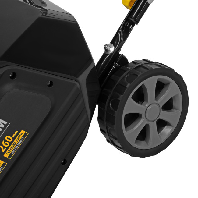 Электрическая снегоуборочная машина ESB-460-M, 1.8 кВт, металлический шнек, LED фара Denzel в Ижевске Электрическая снегоуборочная машина ESB-460-M, 1.8 кВт, металлический шнек, LED фара Denzel в Ижевске