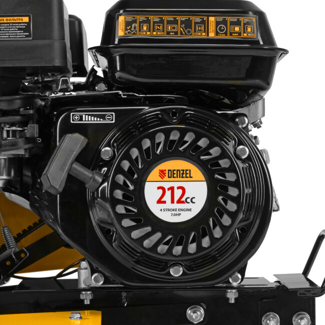 Мотоблок DPT-170, 7 л.с., ремен.сцеп, шир 85 см, глуб 35 см,фрез 3х3,ШОМ,скор 2В/1Н,кол 8" Denzel в Ижевске