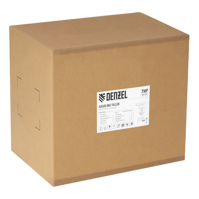 Мотоблок DPT-170, 7 л.с., ремен.сцеп, шир 85 см, глуб 35 см,фрез 3х3,ШОМ,скор 2В/1Н,кол 8" Denzel в Ижевске