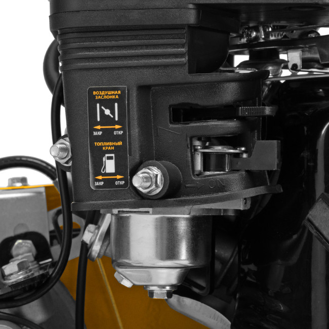 Мотоблок DPT-170, 7 л.с., ремен.сцеп, шир 85 см, глуб 35 см,фрез 3х3,ШОМ,скор 2В/1Н,кол 8" Denzel в Ижевске