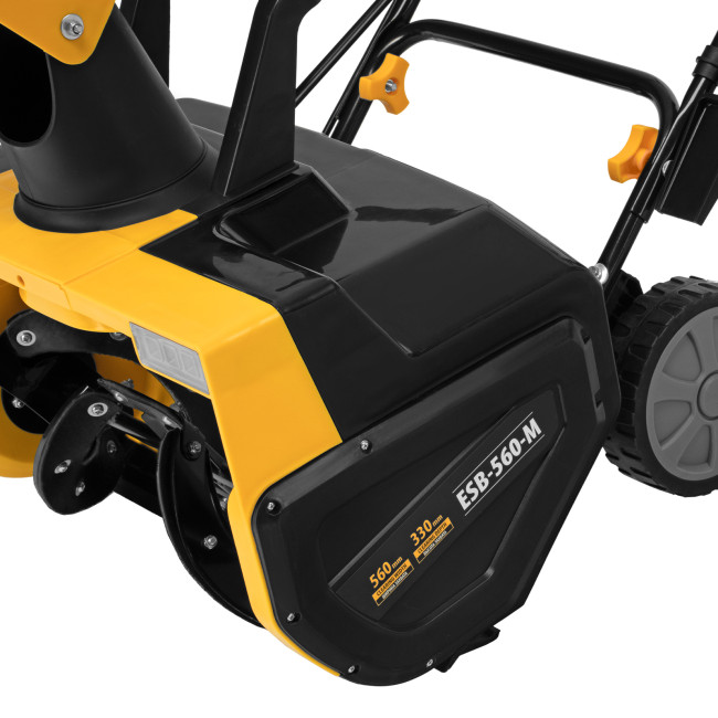 Электрическая снегоуборочная машина ESB-560-M, 2,5 кВт, металлический шнек, LED фара Denzel в Ижевске Электрическая снегоуборочная машина ESB-560-M, 2,5 кВт, металлический шнек, LED фара Denzel в Ижевске