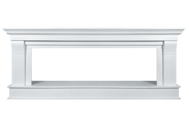 Каминокомплект Monaco 60 (Разборный) -  Бьянко белый с очагом Vision 60 LED в Ижевске