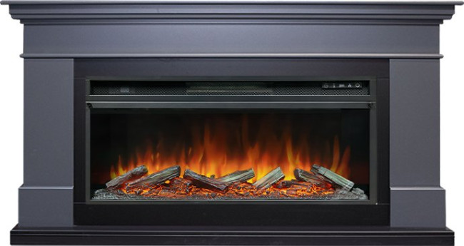 Каминокомплект California - Серый графит (Высота 850 мм) с очагом Vision 42 LOG LED в Ижевске