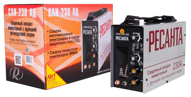 Сварочный аппарат РЕСАНТА САИ-230 АД (аргонодуговой) в Ижевске Сварочный аппарат РЕСАНТА САИ-230 АД (аргонодуговой) в Ижевске