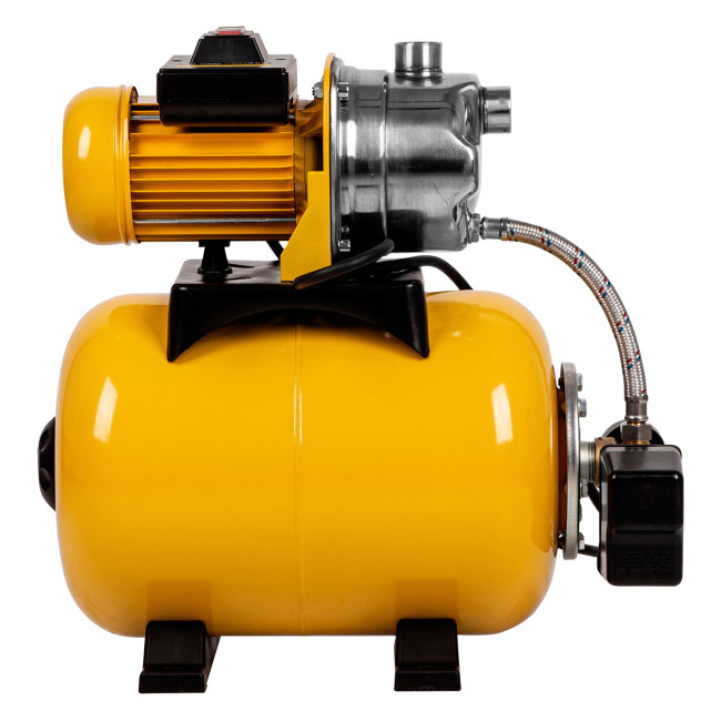 Насосная станция PS1000Х, 1000 Вт, 3500 л/ч, ресивер 24 л, подъем 44 м, нержавейка Denzel в Ижевске Насосная станция PS1000Х, 1000 Вт, 3500 л/ч, ресивер 24 л, подъем 44 м, нержавейка Denzel в Ижевске