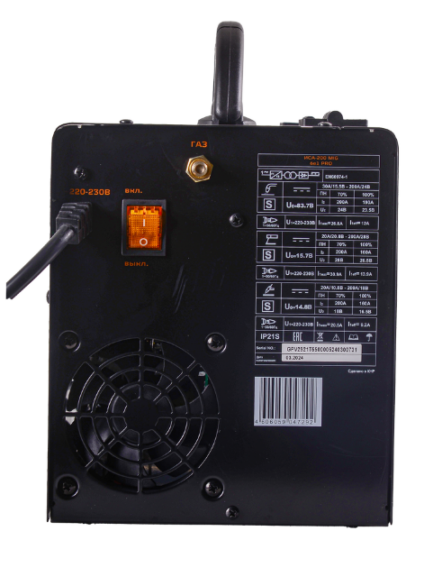 Сварочный полуавтомат Вихрь ИСА-200 MIG 6в1 PRO в Ижевске