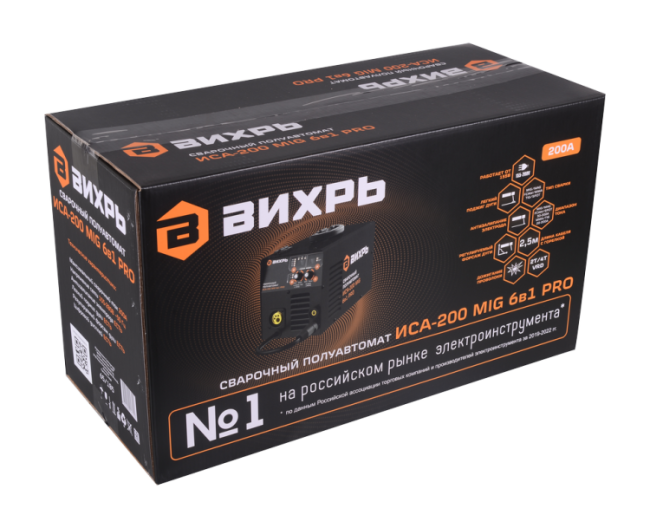 Сварочный полуавтомат Вихрь ИСА-200 MIG 6в1 PRO в Ижевске