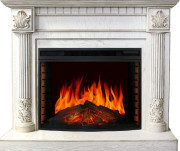 Каминокомплект Rodos - Белый дуб, патина золото с очагом Dioramic 33 LED FX Каминокомплект Rodos - Белый дуб, патина золото с очагом Dioramic 33 LED FX