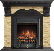 Каминокомплект Dublin - Венге / Сланец с очагом Fobos FX Black Каминокомплект Dublin - Венге / Сланец с очагом Fobos FX Black