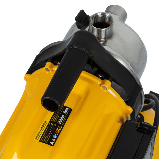 Насосная станция PS800X, 800 Вт, 3200 л/ч, ресивер 24 л, подъем 38 м, нержавейка Denzel в Ижевске Насосная станция PS800X, 800 Вт, 3200 л/ч, ресивер 24 л, подъем 38 м, нержавейка Denzel в Ижевске