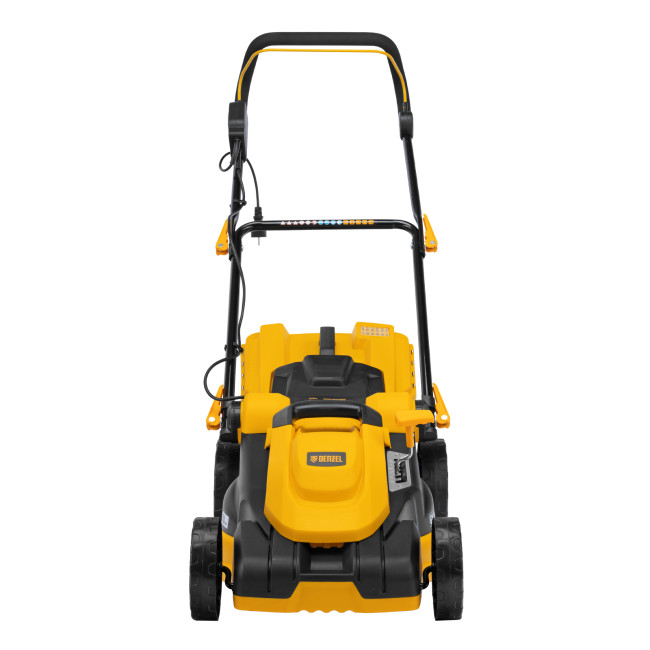 Газонокосилка электрическая GM-1800, 1800 Вт, шир. 38 см, 6 уров., травосб. 40 л. Denzel в Ижевске Газонокосилка электрическая GM-1800, 1800 Вт, шир. 38 см, 6 уров., травосб. 40 л. Denzel в Ижевске