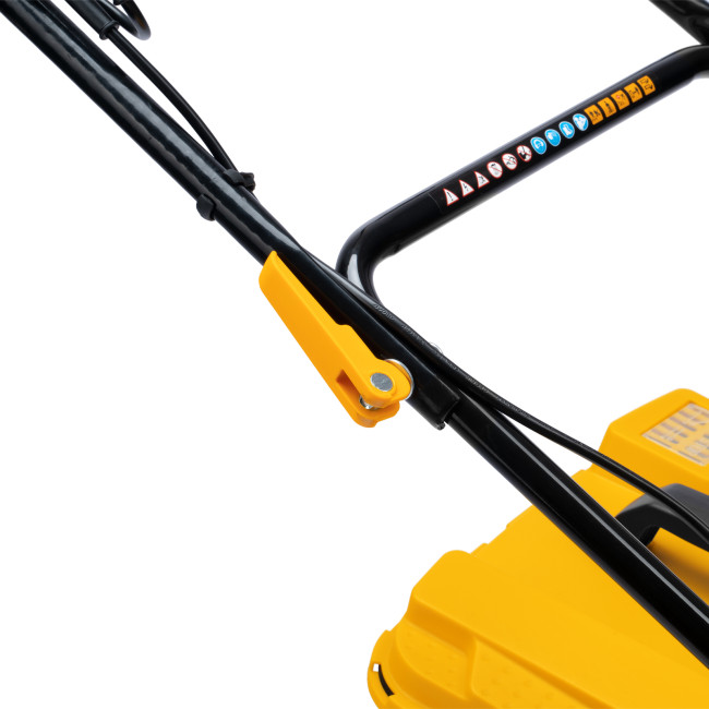 Газонокосилка электрическая GM-1800, 1800 Вт, шир. 38 см, 6 уров., травосб. 40 л. Denzel в Ижевске Газонокосилка электрическая GM-1800, 1800 Вт, шир. 38 см, 6 уров., травосб. 40 л. Denzel в Ижевске