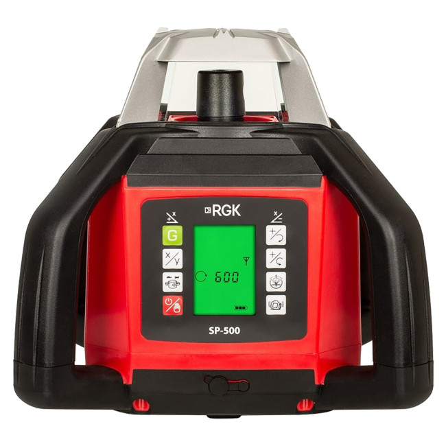 Комплект: ротационный нивелир RGK SP-500 + элевационный штатив RGK SH-170 + рейка RGK LR-2 + дальномер RGK DL100 в Ижевске Комплект: ротационный нивелир RGK SP-500 + элевационный штатив RGK SH-170 + рейка RGK LR-2 + дальномер RGK DL100 в Ижевске