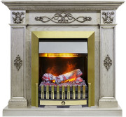 Каминокомплект Derby - Old silver с очагом Danville Antique Brass FB2