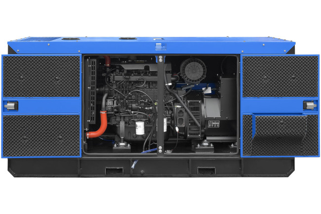 Дизельный генератор ТСС АД-60С-Т400-2РКМ7 в шумозащитном кожухе в Ижевске