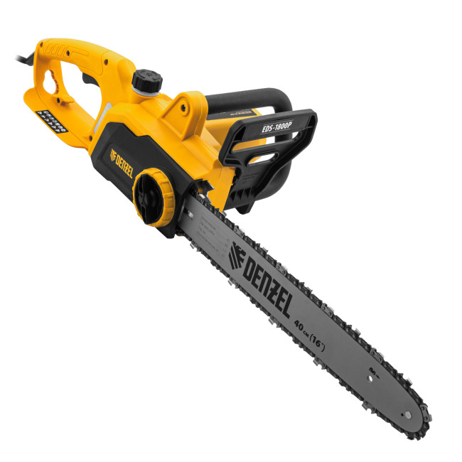 Пила цепная электрическая EDS-1800P, 1.8 кВт,поперечная, шина 40 см, шаг 3/8, паз 1.3 мм, 57 звеньев Denzel в Ижевске