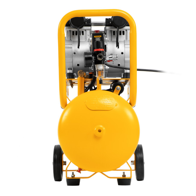 Компрессор безмасляный, малошумный DLS 2200/50, 2200 Вт, 2x1100, 50 л, 380 л/мин Denzel в Ижевске