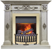 Каминокомплект Derby - Old silver с очагом Danville Brass FB2