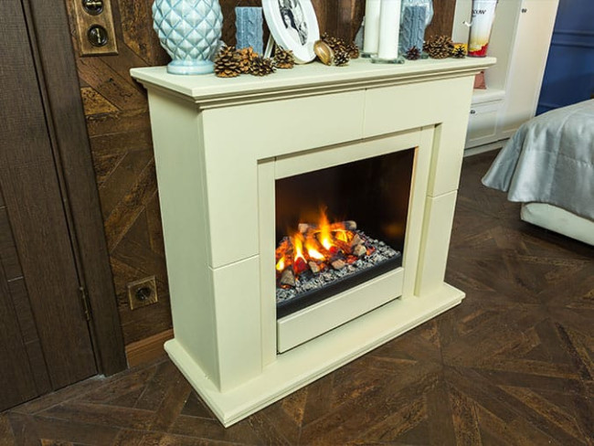 Каминокомплект Suite - Алебастр с очагом Albany в Ижевске Каминокомплект Suite - Алебастр с очагом Albany в Ижевске