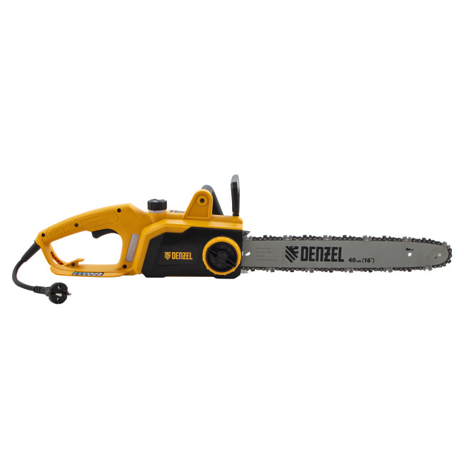 Пила цепная электрическая EDS-2000P, 2 кВт,поперечная, шина 40 см, шаг 3/8, паз 1.3 мм, 57 звеньев Denzel в Ижевске