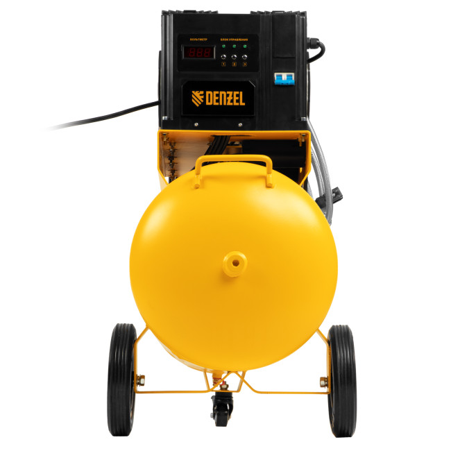 Компрессор безмасляный, малошумный DLS 3300/100, 3300 Вт,3x1100, 100 л, 570 л/мин ,блок управления Denzel в Ижевске